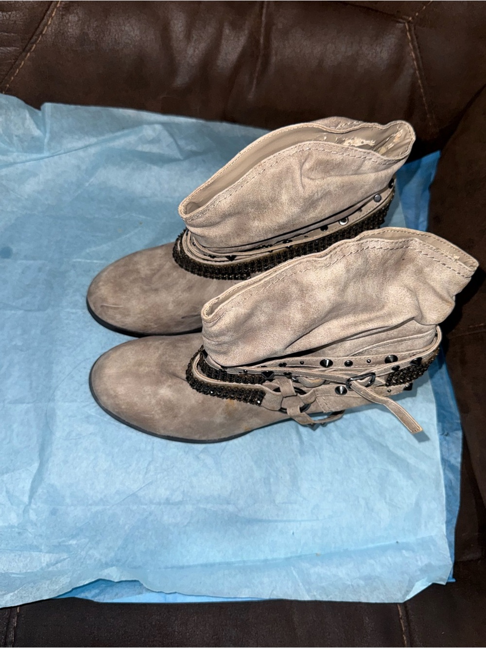 Daisy Fuentes Ankle Boots Size 11W